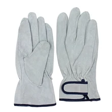 Сварочные перчатки сварочные защитные перчатки износостойкие перчатки короткие двухслойные кожаные толстые рабочие перчатки