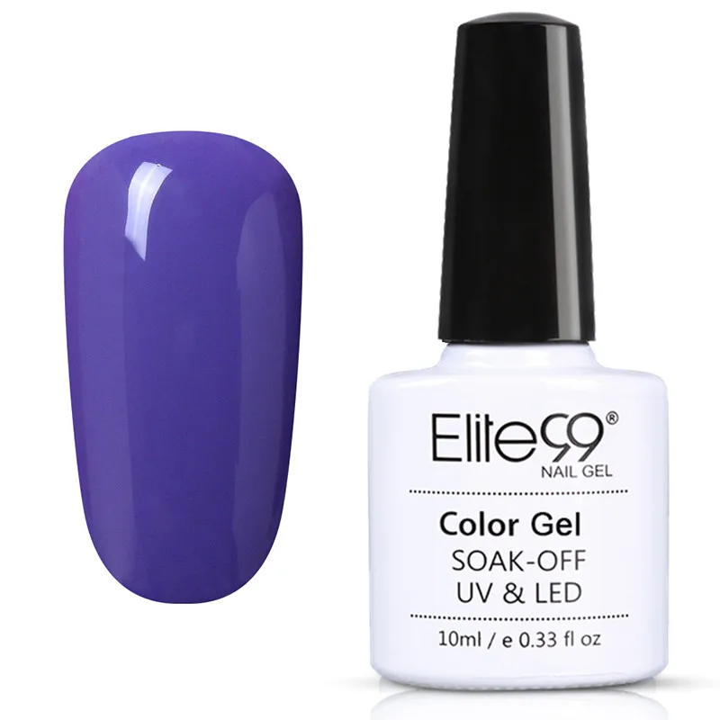 Elite99 Alcoholic Removal One Step Gel 10ml One Step UV Gel Varnish 3 in 1 Nail Polish LED Soak off Hybrid Long Last Gel Lacquer - Цвет: 0051