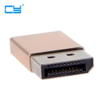 Adaptador de exibição virtual dp displayport manequim plug sem cabeça fantasma emulador 2560x1600p @ 60 hz