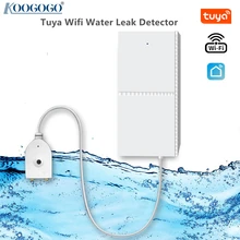 Tuya – détecteur de fuite d'eau WiFi, Immersion dans l'eau, capteur de niveau de débordement d'eau pour la Protection de sécurité intelligente de la maison