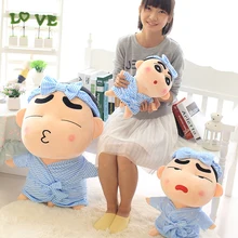 Patlamaya dayanıklı tuvalet Crayon shin-chan peluş oyuncak sevimli komik Ragdoll bebek Net kırmızı uyku yastığı sevimli shin-chan büyük yastık kız Bir
