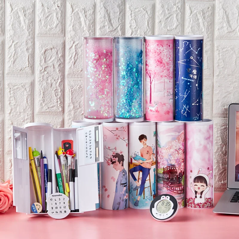  NBX pen box multi-function large-capacity pencil case boys and girls simple Korean version of the k - 4000243991001