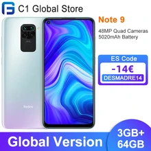 Xiaomi Redmi Note-9 3GB 64GB GSM/WCDMA/LTE Quick Charge 3.0 Octa Core Fingerprint Recognition