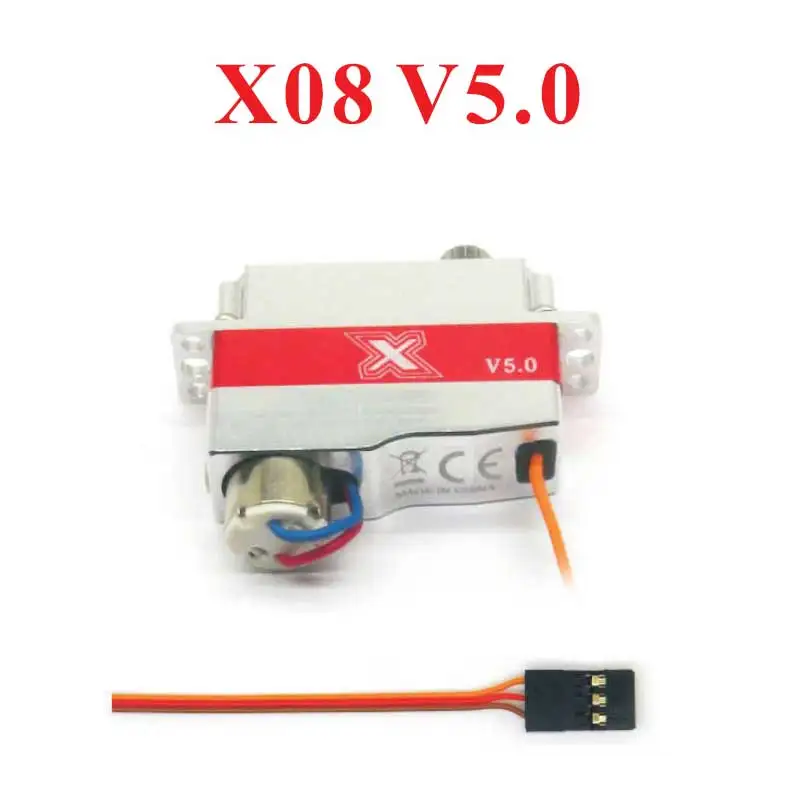 

KST X08 V5.0 2.7kg.cm@7.4V Metal Gear 9g Digital Wing Coreless Servo for RC Model Operation Voltage 3.8-8.4V