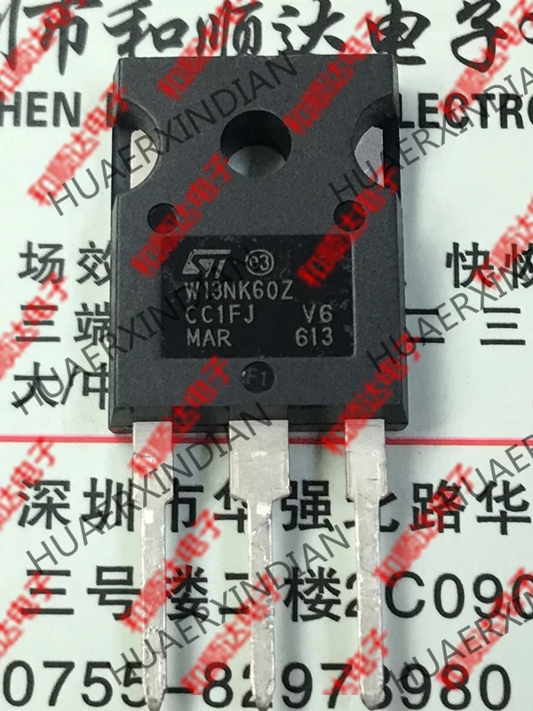 5 шт., новые оригинальные кнопки STW13NK60Z-247 600V 13A