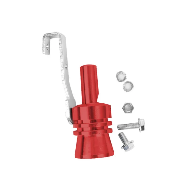 Hot Universal Sound Simulator Car Turbo Sound Whistle Vehicle Refit Device Exhaust Pipe Turbo Sound Whistle Car Turbo Muffler Red