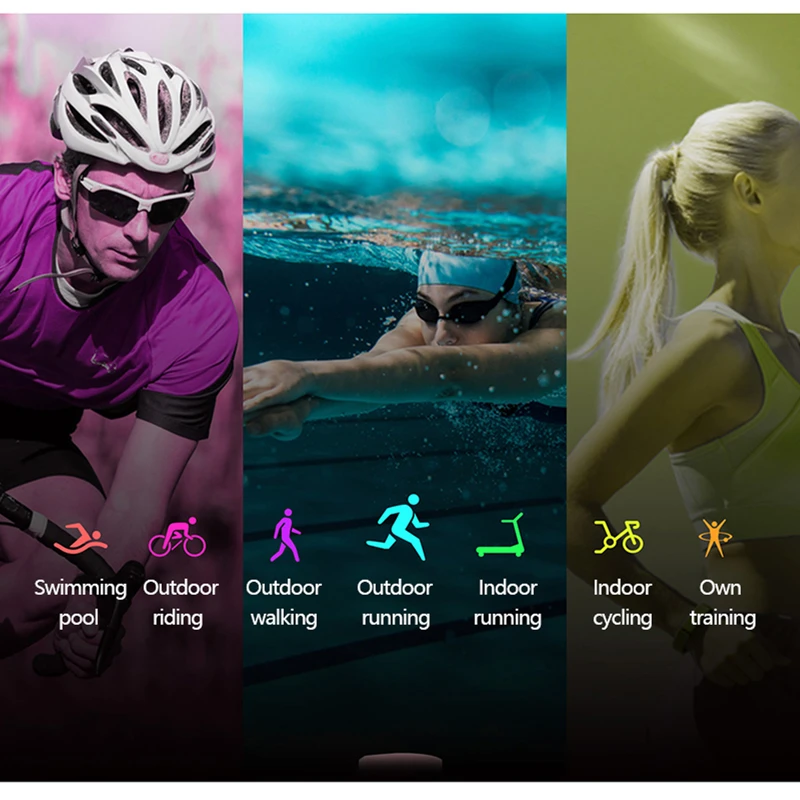 Смарт-браслет huawei Honor Band 4 для плавания с сенсорным экраном и сердцебиением, смарт-Браслет для спорта, браслет Honor band 4
