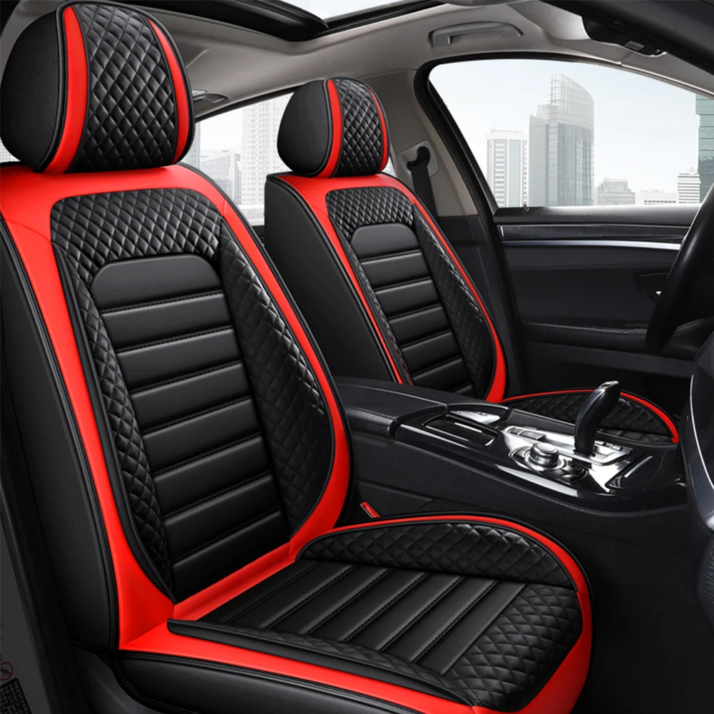 

Leather Car Seat Covers for Solaris Hyundai Tucson 2019 Kona Getz ix35 Creta ix25 i40 Accent Ioniq Veloster Santa Fe Accessories