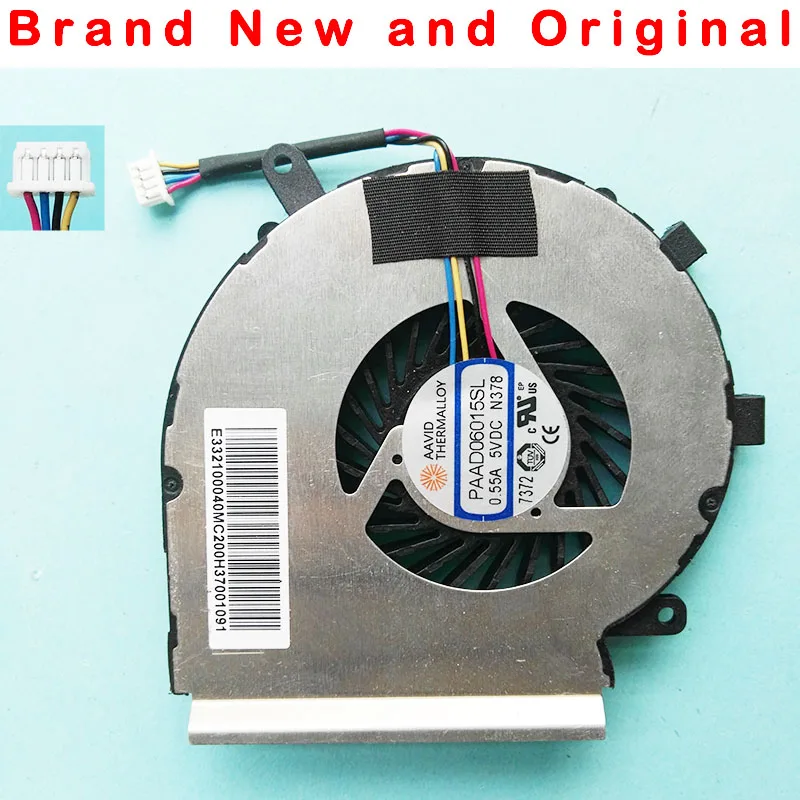 Вентилятор охлаждения кулер вентилятор AAIVD THERMALLOY PAAD06015SL 0.55A 5VDC N378 4PIN