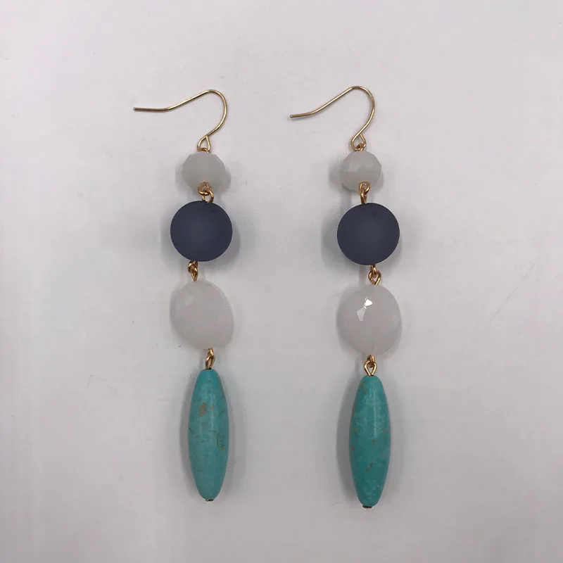 Kara &amp Kale Boho модные ювелирные изделия Висячие серьги готический натуральный