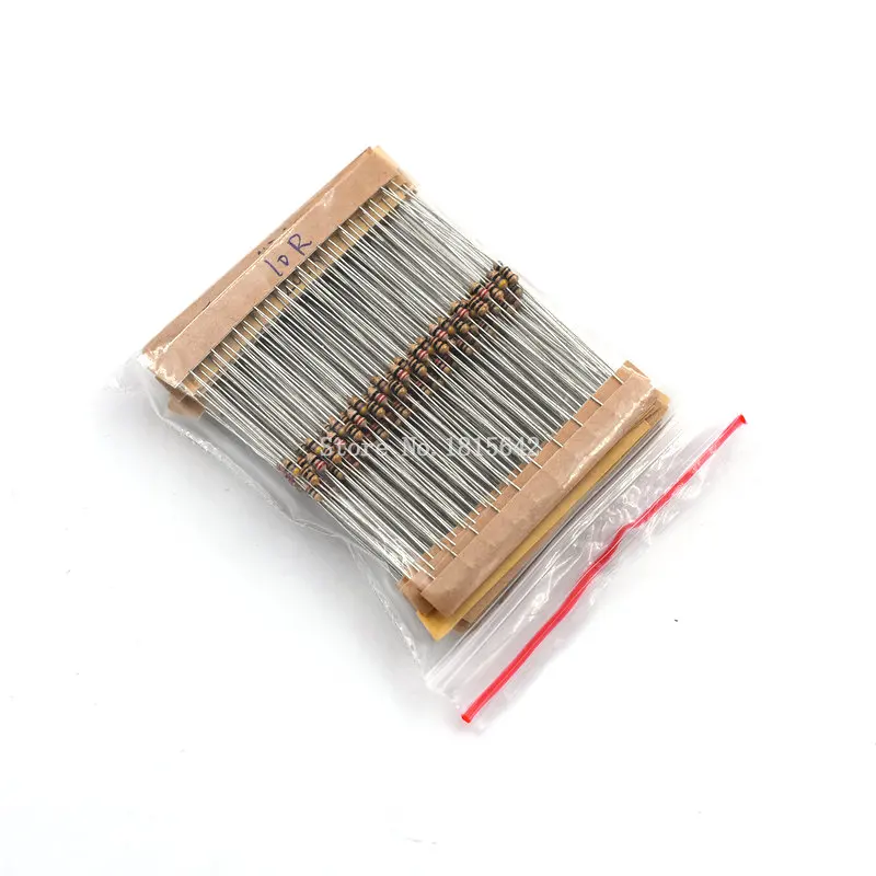 Carbon Film Resistor Kit 1/6W 5% Carbon Film Resistor Kit 10 ohm-1M ohm 30 Values Each 10PCS 300PCS/LOT