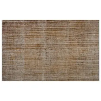 

Handmade Brown Vintage Overdyed Turkish Area Rug 183x288 Cm-6'0''X9'5''