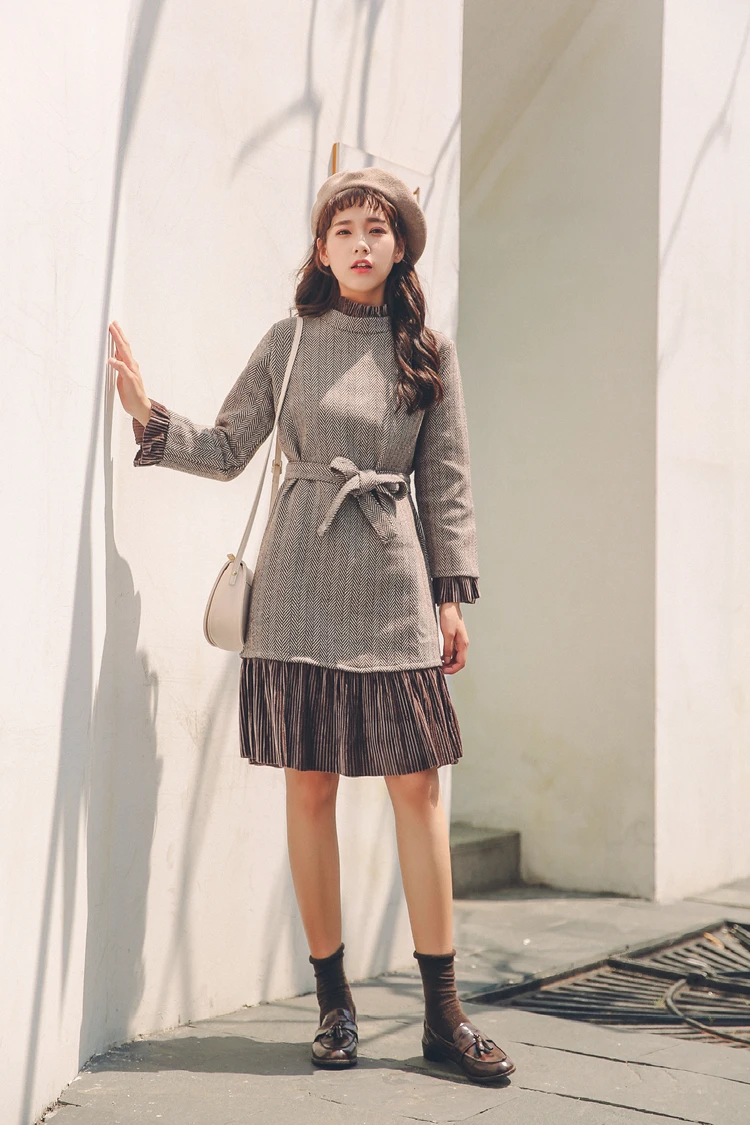 Photo Shoot+ Video 1249c# Profile Woolen Jacket Women's Elegant Mid-length Large Size Cocoon Woolen Overcoat