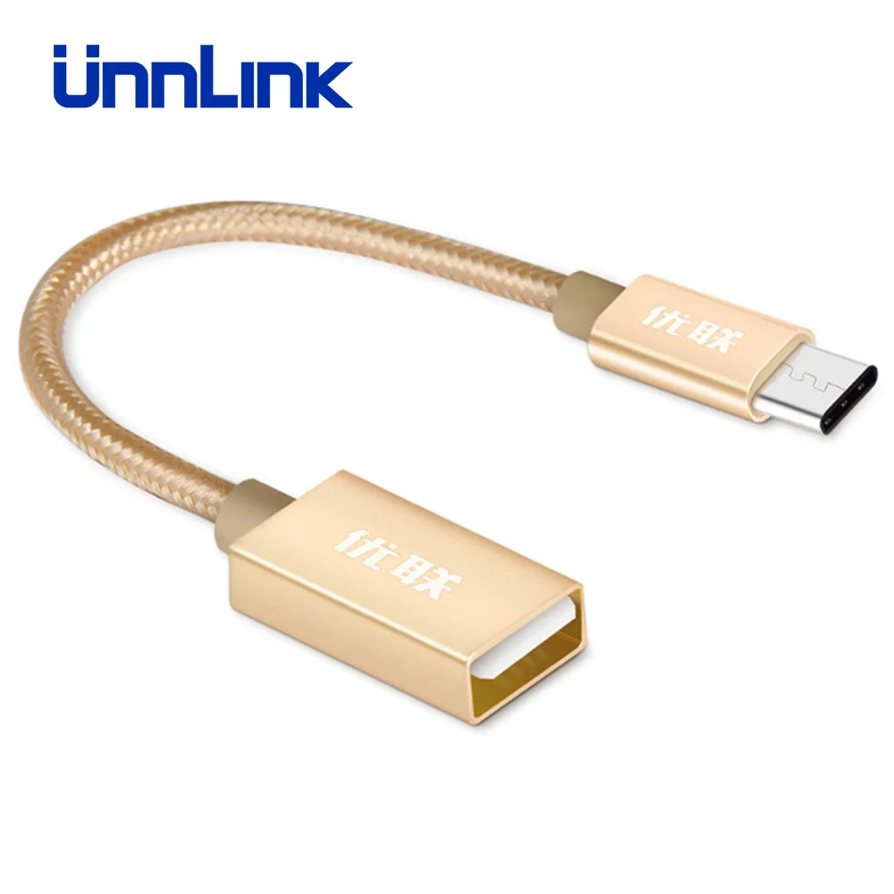 

Unnlink USB Type C to USB OTG Cable Adapte Converter for Macbook pro Charger Data Transmission Galaxy s8 s9 p20 mate10