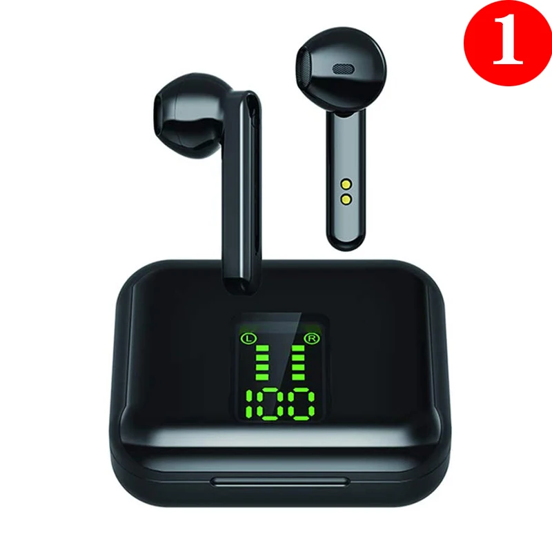 

Ecouteurs Bluetooth Headphone Wireless Earphone LED Display Bluetooth 5.0 Sport Headset Earbuds Airbuds PK i90000pro i7s i9s tws