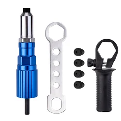 Rivet électrique sans fil, pistolet à écrou, adaptateur de perceuse, outil de rivetage, insérer écrou tirer rivet perceuse Conversion adaptateur outils électriques 