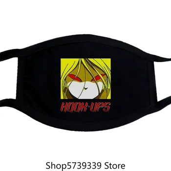 

Hook Ups Skateboards Red Eyes Mask Washable Reusable Mask for Unisex Black