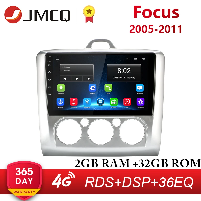 9 &quot2 Din 4G чистая WIFI Автомобильная Радио для Ford Focus Exi MT AT 2005-2011 RDS DSP мультимедийный