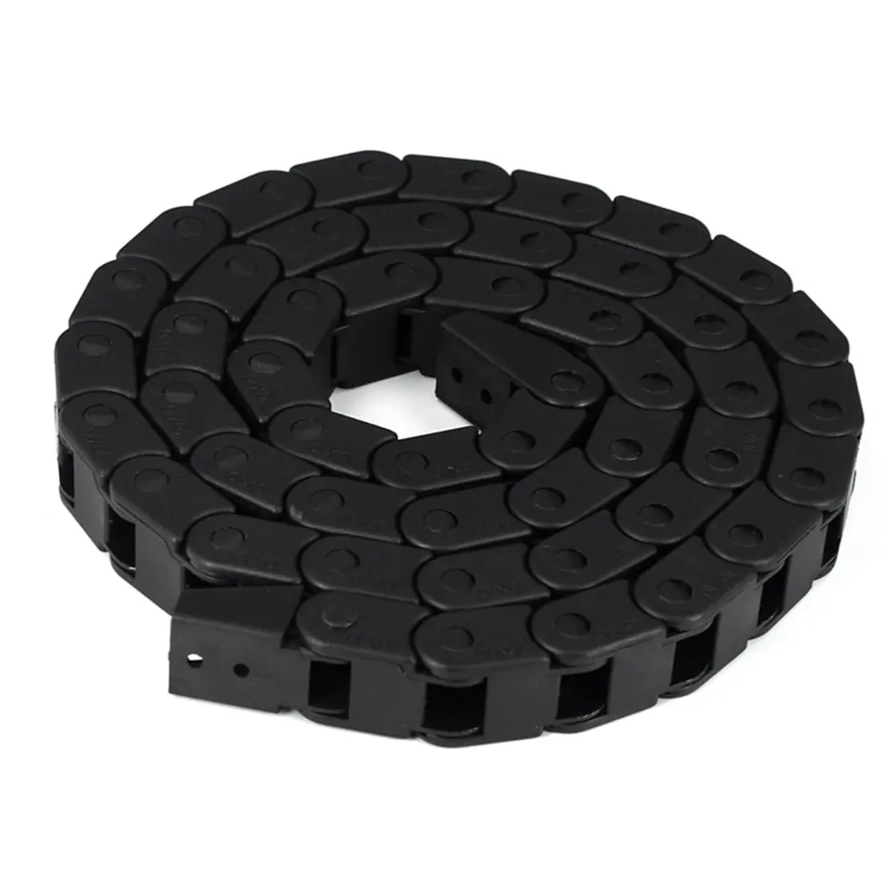 

1m Transmission Chain 7x7/10x10 Plastic Towline Nylon Cable Drag Chain Wire Carrier with End Connector
