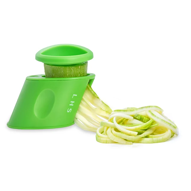 LHS Vegetable Spiralizer Vegetable Slicer Handheld 2-in-1 Zucchini