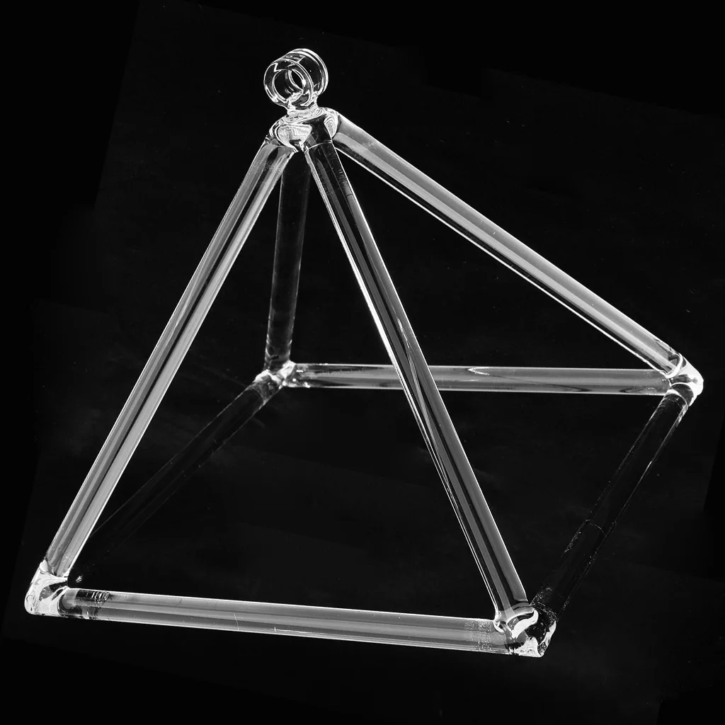 

10inch Crystal Singing Pyramid A Note for Yoga Meditation Prayer