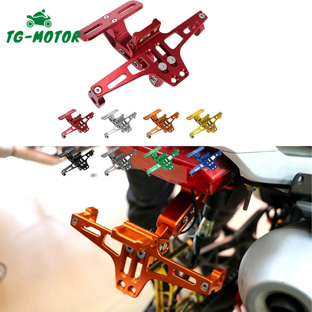 

TG-Motor Motorcycle CNC License Frame Number Plate Frame Holder Bracket For Honda MSX125 Grom MSX 125 2013-2020 2021 2019 2018