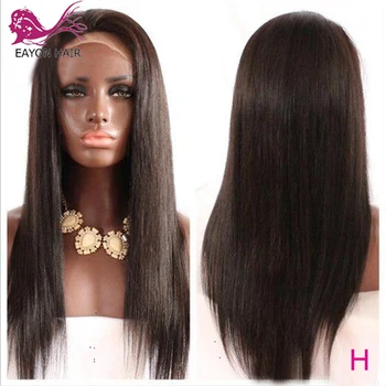 

EAYON HAIR Full Lace Human Hair Wigs For Women Pre Plucked 150%Density Human Hair Wigs Remy Brazilian Straight Full Lace Wig