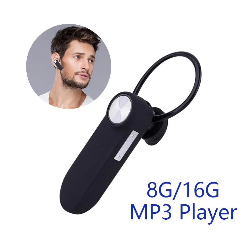 Портативный MP3 плеер мини MP3 плеер Bluetooth спортивный музыкальный плеер Диктофон 8 ГБ/16 ГБ диктофон цифровой аудио USB Flash