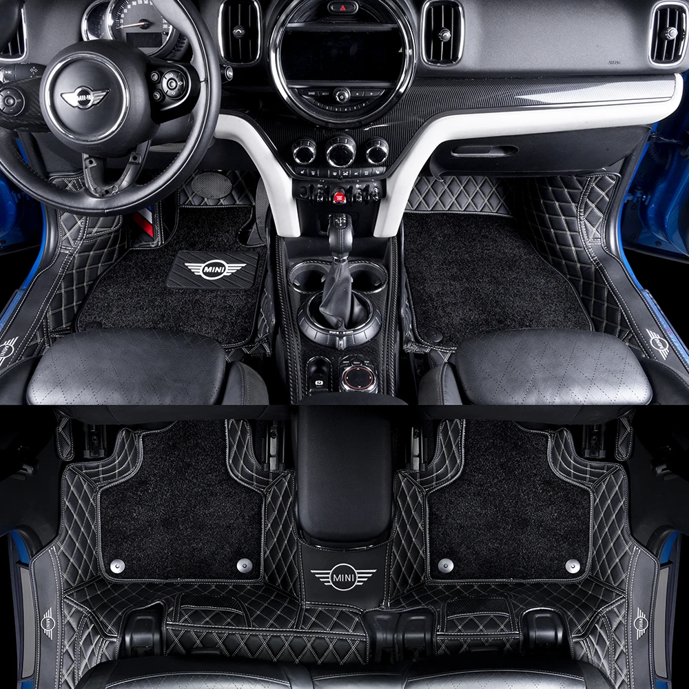Коврики напольные автомобильные для BMW MINI Cooper R56 R57 F54 F55 F56 F57 F60 R60