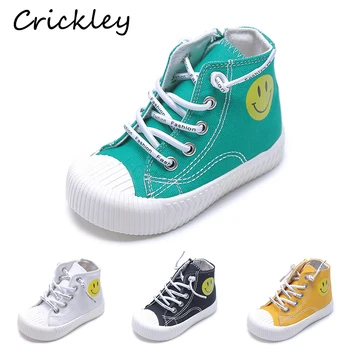 

Toddler High Top Canvas Shoes Solid Anti Slippery Children Casual Shoes for Kids Boys Girls Outdoor Fashion Comfortable Shoes