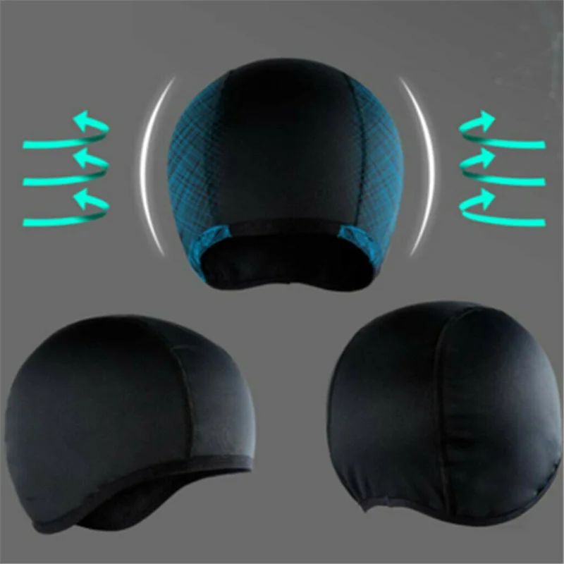 

Unisex Quick Dry Breathable Hat Motorcycle Helmet In Racing Cap Under Helmet Beanie Cap Protective Gear Motorcycle Accessories