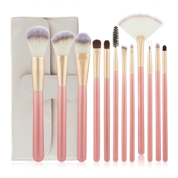

12 cosmetic brush sets beauty brushes eye shadow brushes Persian wool full set of professional high-end brushes