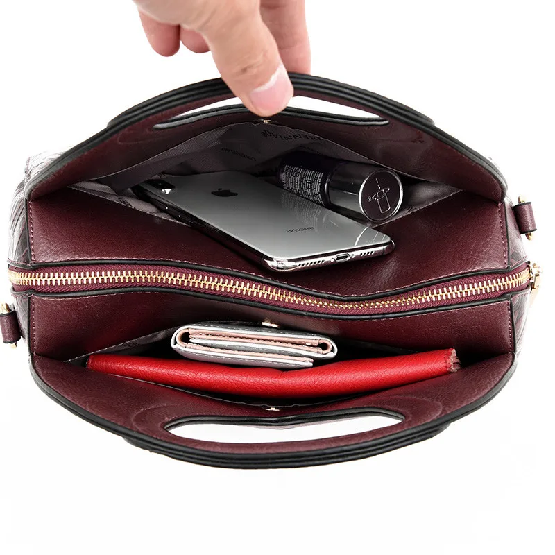 Women Leather Handbags Female Ladies Hand Hobos Bag Mother Shoulder Bag Chinese Style Crossbody Bags For Women 2024 Sac A Main 6