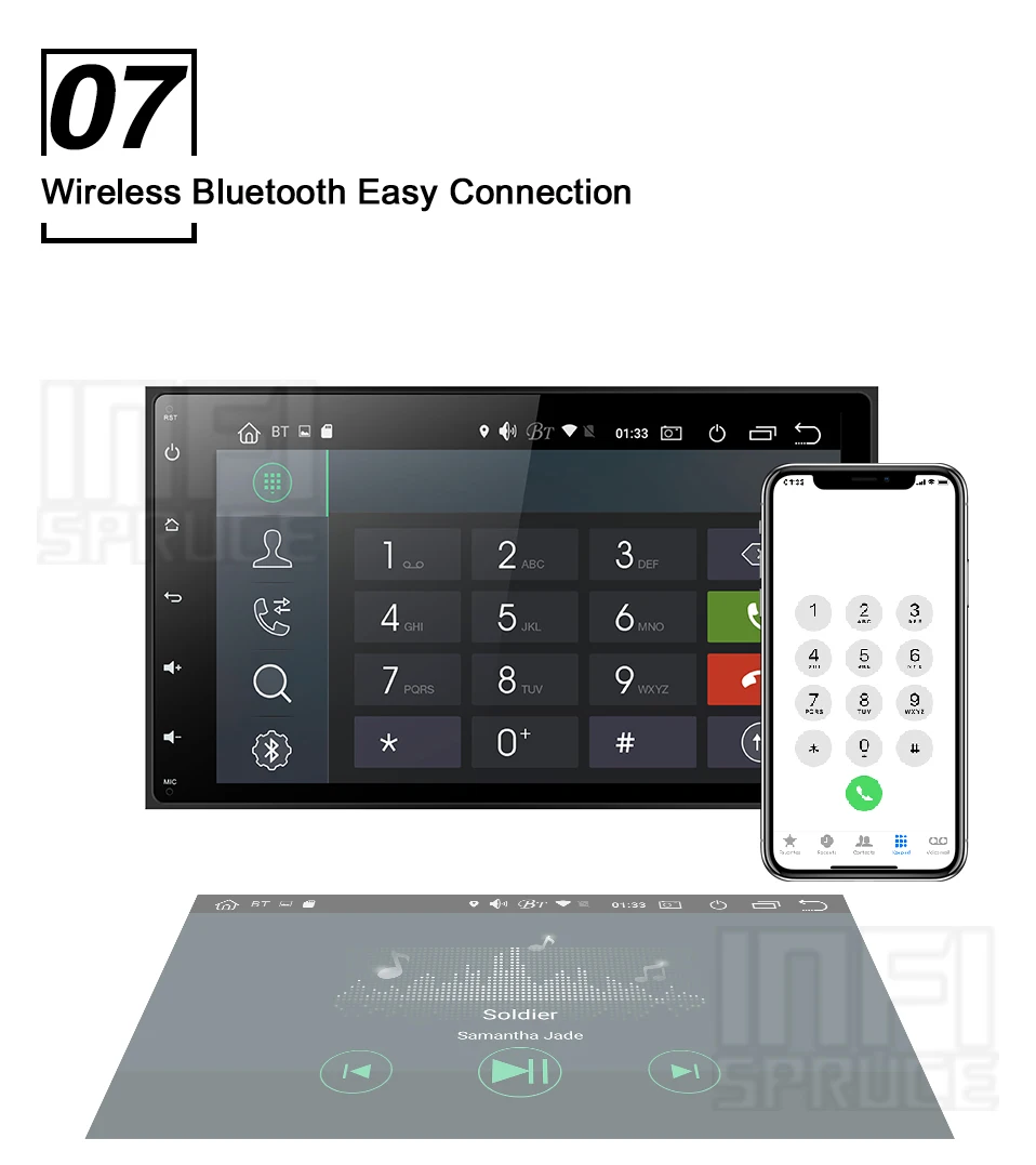 Excellent car dvd for Toyota Corolla Auris Fortuner Estima vios 2016 2017 2018  android 9.0 gps navigation radio player car stereo gps 8
