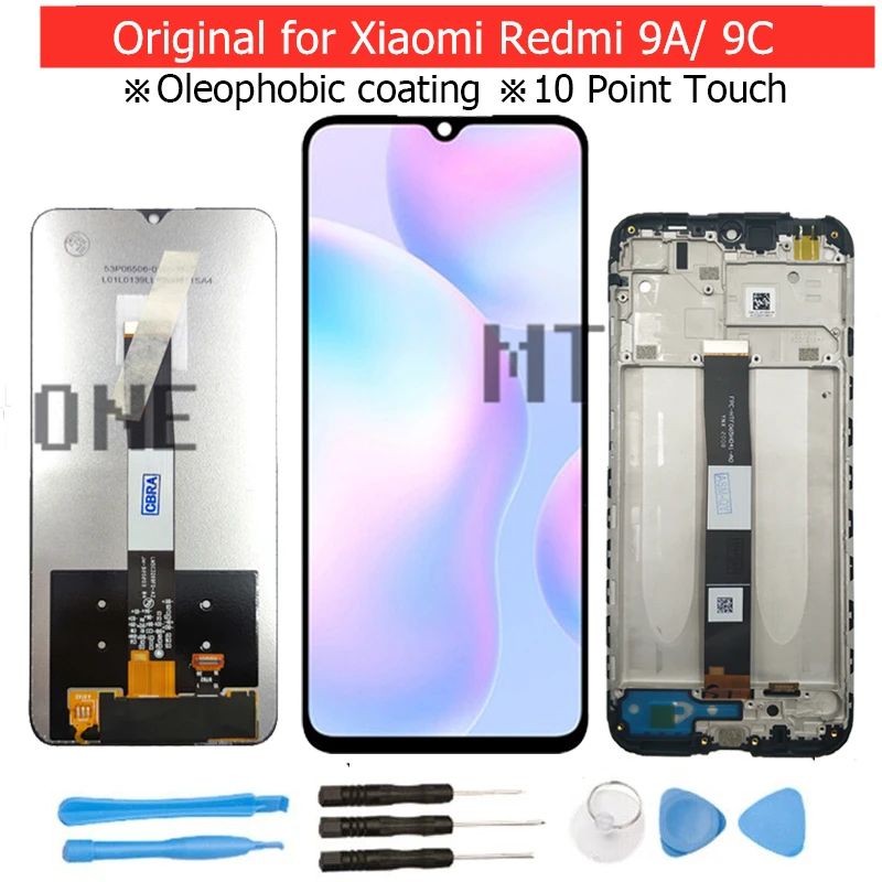 Оригинальный ЖК дисплей для Xiaomi Redmi 9A/ 9C сенсорный экран дигитайзер в сборе