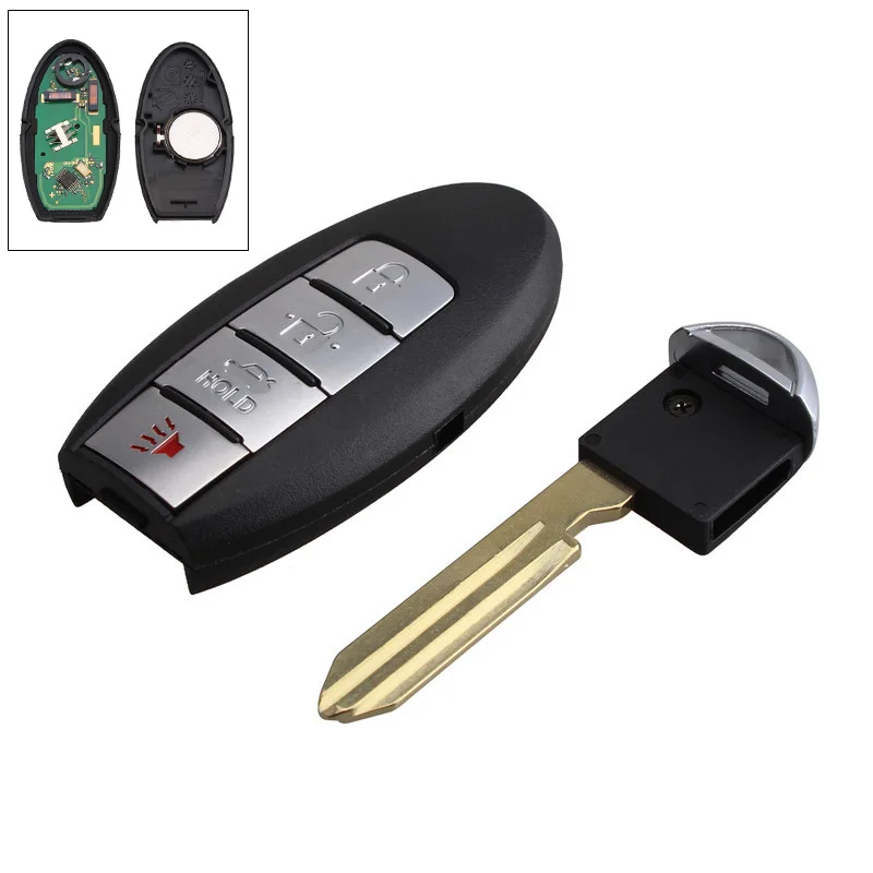 

315Mhz 4 Buttons Replacement Remote Key Fob Transmitter Clicker Alarm Key KR55WK48903 KR55WK49622 5WK48903 5WK49622 for Nissan