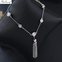 SINLEERY, элегантный браслет с подвеской, розовый, золотой, серебряный цвет, цепочка, маленький Кристальный браслет для женщин, ювелирное изделие SL362 SSC