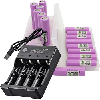 

Russia Wareouse Fast Delivery INR18650 30Q battery 30A 10C high drain li-ion batteries lithium 3000mah 3.7V + 18650 charger