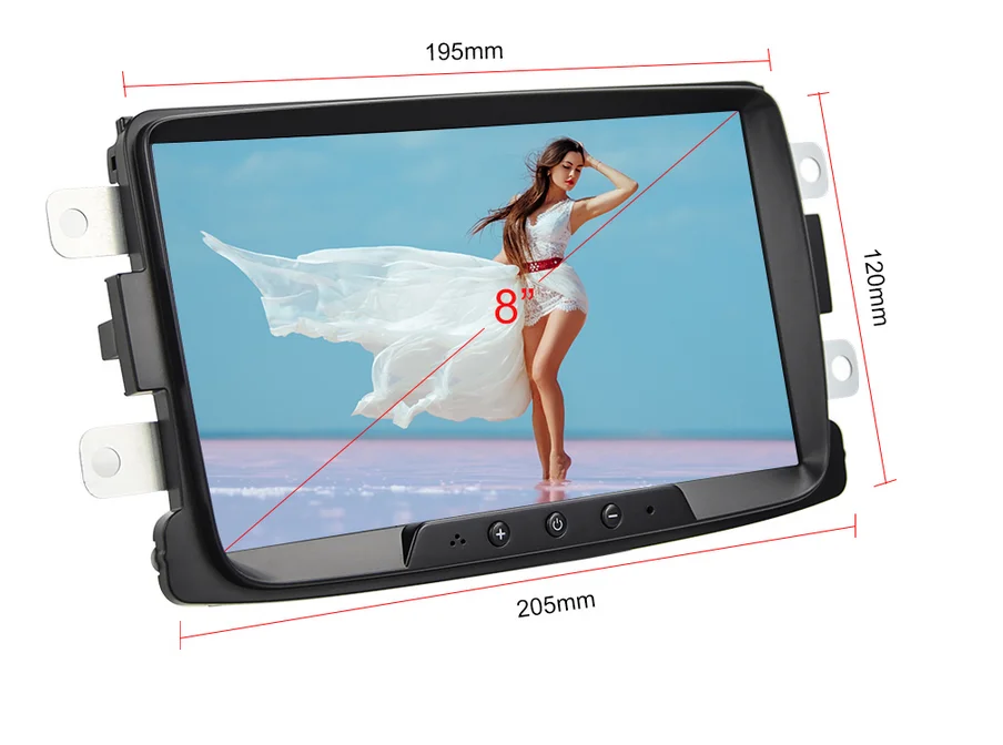 Pdofo 2 Din Android 8.1Car gps Радио авторадио FM Vehcle Зеркало Ссылка 2din мультимедиа DVR плеер для Duster/Sandero/Logan/Dokker
