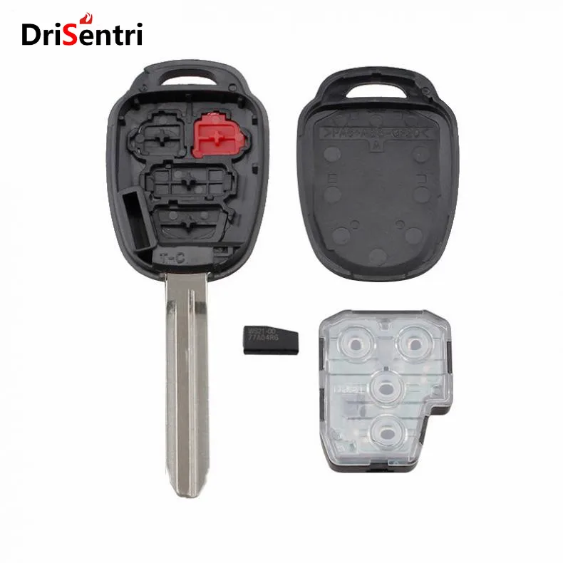 

314MHz 4 Buttons Keyless Uncut Flip Remote Key Fob HYQ12BEL with H Chip for Toyota Camry Corolla 2014-2017 no Battery