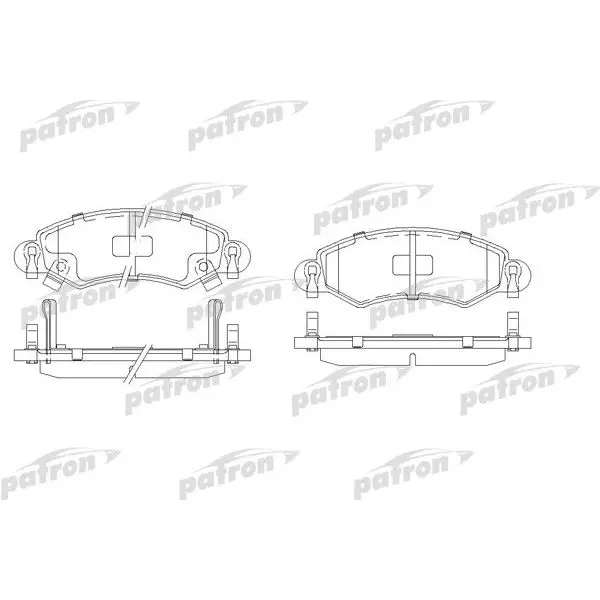 Колодки тормозные дисковые передн OPEL: AGILA 07-, AGILA 00-, SU