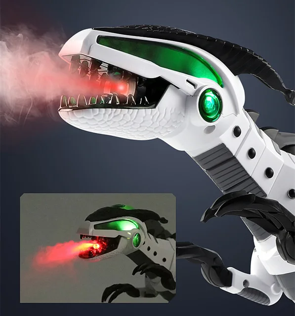 Large Spray Mechanical Dinosaurs With Wing Cartoon Kids Toy Electronic Walking Animal Model Dinosaurio juguete Robot Pterosaurs 5