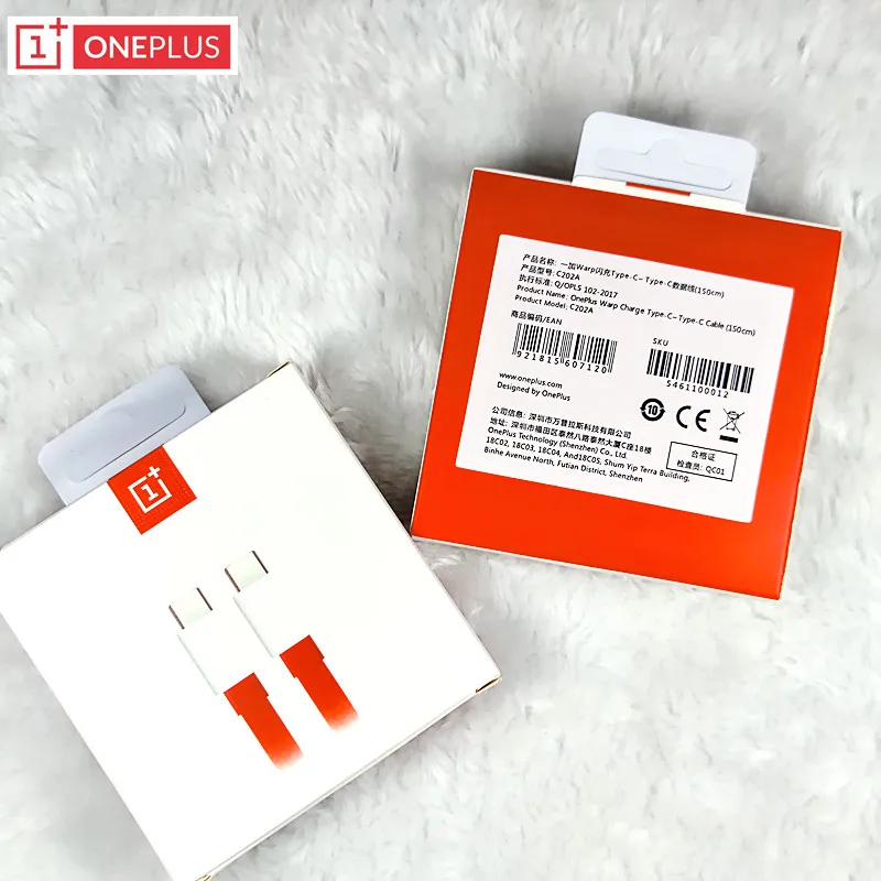 65 watt fast charger Oneplus 65w warp charger Fast charger EU/US Adapter Type C To type C Cable For OnePlus 9 Pro 9R 8T 8 Pro quick charge 2.0