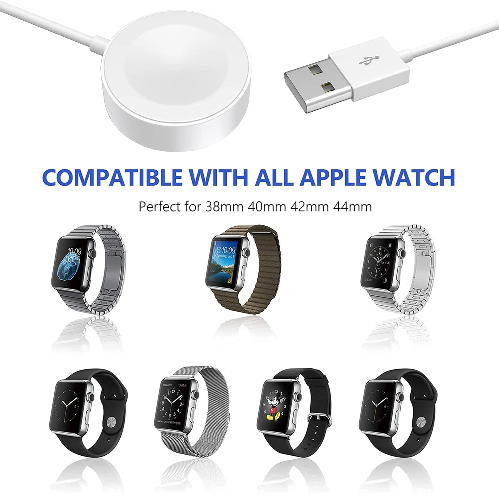 Магнитное зарядное устройство для Apple Watch Series SE 6 5 4 3 2 1 | Электроника