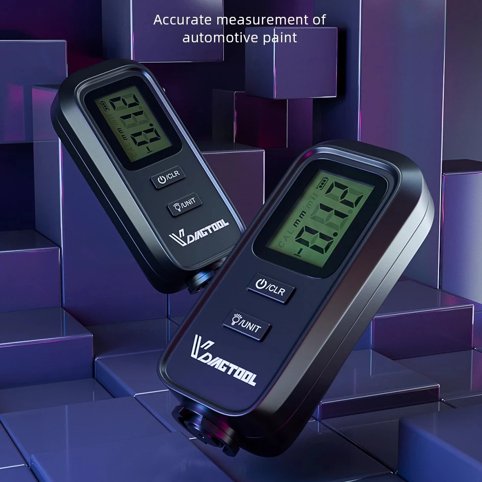Digital Auto Car Paint Coating Thickness Tester Measuring Gauge Meter Kit VC100 