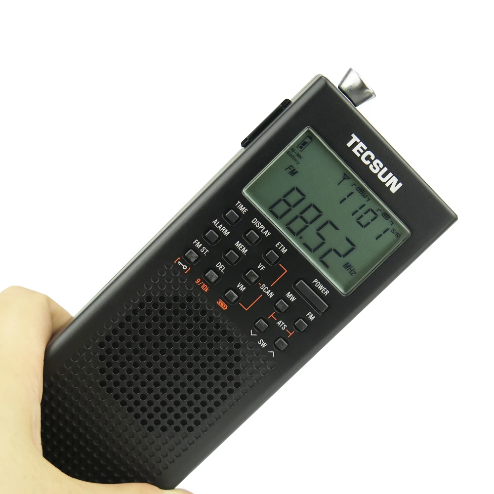 Tecsun PL 360 Полнодиапазонный FM/MW/LW/SW цифровая Демодуляция Карманный стерео ручной