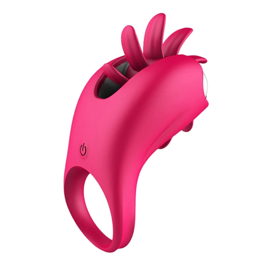 USB Charging Male Delay Lasting Premature Lock Fine Ring Couple Games Massager Wand Premature Lock Vibrating Ring