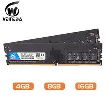VEINEDA – mémoire de serveur d'ordinateur de bureau, modèle DDR4, capacité 8 go 16 go, fréquence d'horloge PC4-19200, tension 2400 V, broches 1.2, ram, DIMM