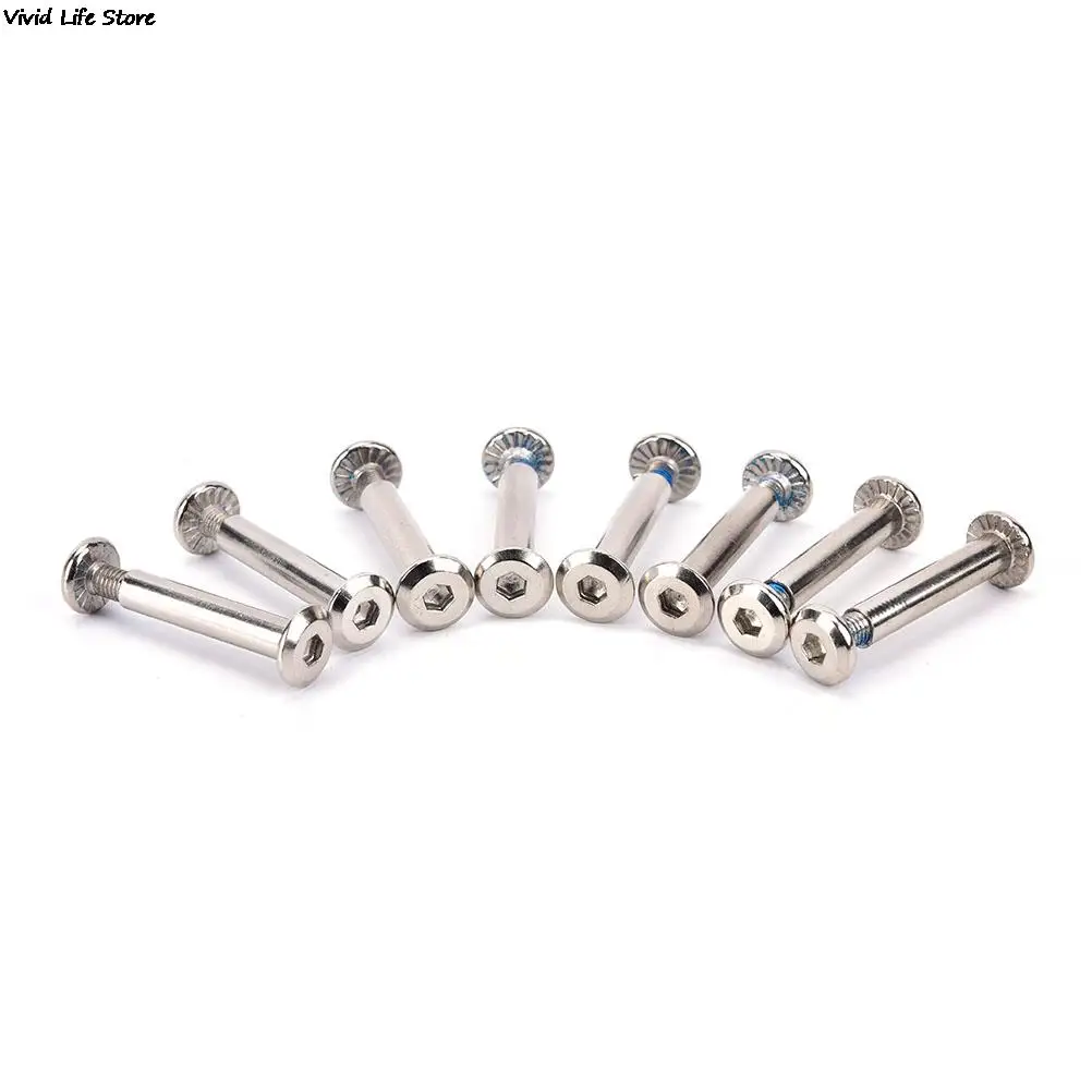 8pcs/lot 31mm Skating Screws Roller Adult Women Men Child Slalom Inline