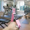 Heavy Duty Metal Gym Handles Pink for Cable Machine Attachment with Hook Women Resistance Band Workout Grips Fitness Equipment 6